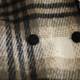 Mystery + lamb fur lapel coat for women 2024 winter Korean version retro plaid loose small short wool coat