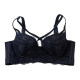 Zhongpu Adjustable Underwear Women's Thin Top-up Anti-Sagging Big Breasts Show Small Push-up Cross Shoulder Straps Sexy Bra Summer
