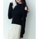 1h refundable Japan direct mail SAISON DE PAPILLON 2024 spring and summer new women's off-shoulder short model