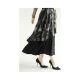 Japan Direct Mail compatible with S3L unique midskirt with flared overlapping pattern trendy and high-end
