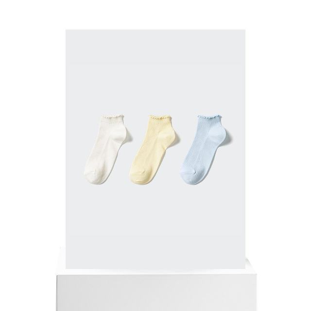 
Japan Direct Mail Uniqlo GIRLS Socks 3 Pairs Socks 474700