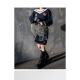 1h refundable Japanese direct mail WEGO Women's spring and summer new embroidered badge V-neck short knit sweater WE25SP