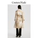 Vero Moda Outlet Trench Coat for Women Early Autumn New Elegant Temperament Versatile Print Commuter Mid-Length