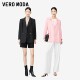 Vero Moda Outlet Suit Autumn and Winter Simple Double Breast Loose Jacket Casual Top Women's Versatile Fashion