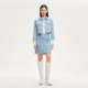 Vero Moda Outlet Skirt in summer new style sweet and elegant high-waisted A-line skirt short skirt trendy