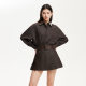 Vero Moda Outlet Skirt 2025 Summer New Shopping Mall same high-waist A-swing pleated short skirt fashionable and age-reducing