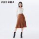 
Vero Moda Outlet Skirt in summer new high-waisted A-line midskirt retro commuting elegant women versatile trend