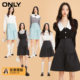 ONLY Summer Texture Sweet Princess Skirt High Waist Mid-length Skirt Women
