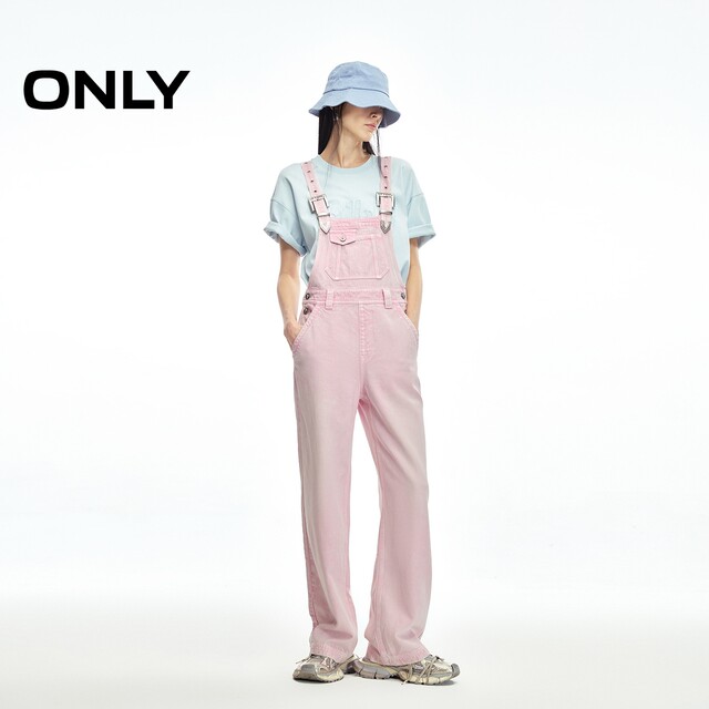 
ONLY Summer Design Female Casual and Versatile Loose Straight Strap Jeans