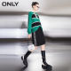 ONLY Summer Retro Sports Style Drawstring Slit High-Wait Slim Skirt for Women