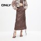 ONLY Outlet summer trendy design sense old work pocket long skirt for women
