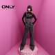 ONLY Outlet summer removable chain high waist dad pants jeans for women