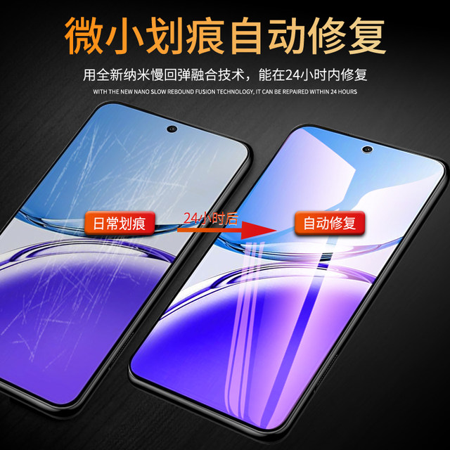 Applicable to oppoa3 mobile phone film 4G anti-fingerprint a3pro hydrogel film HD a3 vitality version tempered film 5G anti-fall protection film A3i full body soft film A3iplus full screen coverage without white edge Por