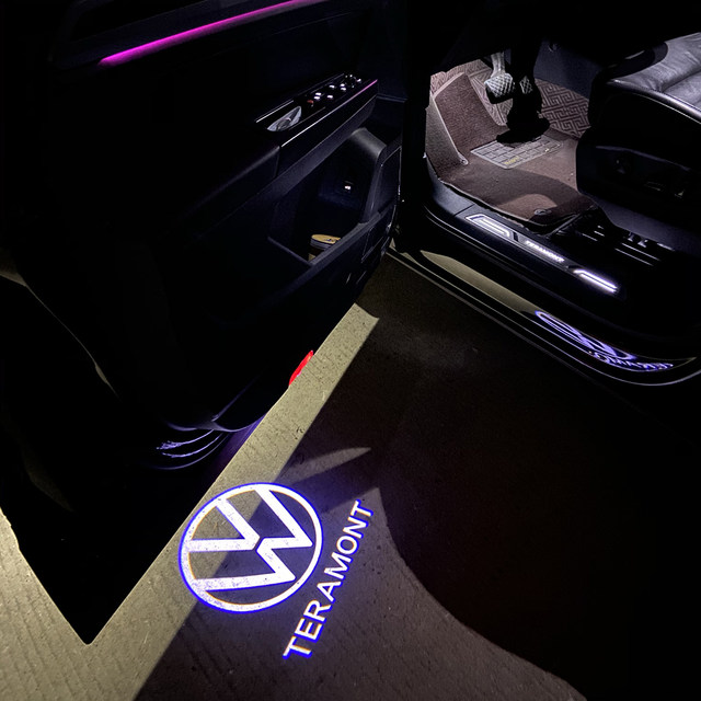 Volkswagen's new Passat Magotan Touareg X Huian Touareg CC door welcome light modified decorative door light projection light
