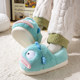 Women's heeled cotton slippers 2025 new style indoor home parent-child children's warm plus velvet ugly fish cotton shoes women's winter