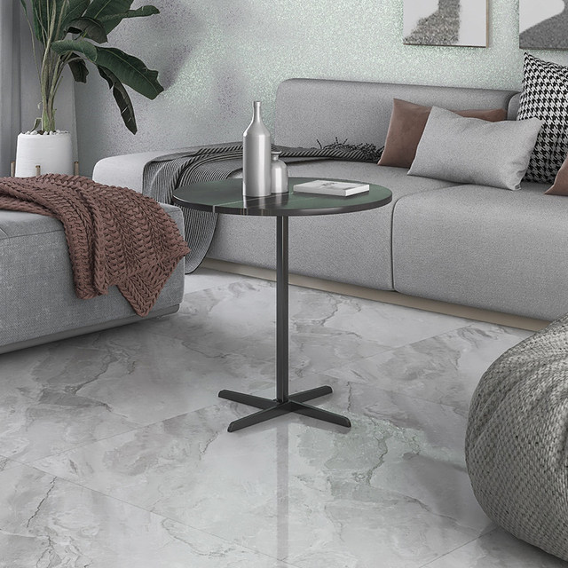 Nordic sofa side table light luxury slate living room small coffee table corner table bedside cabinet simple modern round table