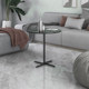 Nordic sofa side table light luxury slate living room small coffee table corner table bedside cabinet simple modern round table