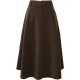 Yalida commute temperament Mao woolen woolen woolen skirt women's autumn and winter skirt 2024 new women's black long skirt
