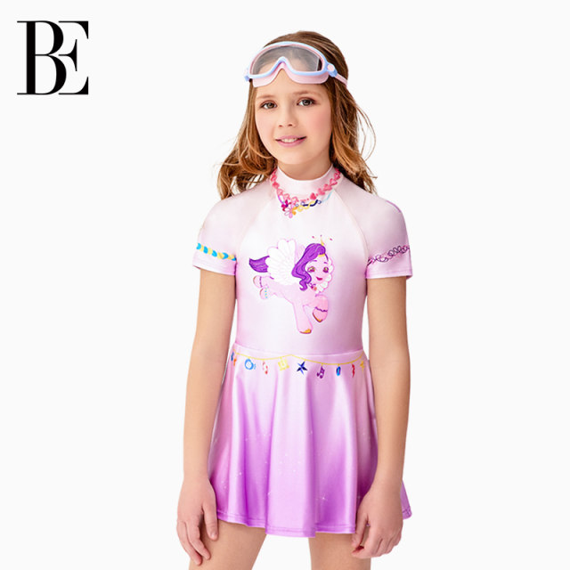 BE van der Ann children's swimsuit girls' dress sun protection 2025 new products