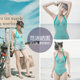BE Fan De'an swimsuit women's one-piece triangle fashion swimsuit sexy backless slim belly covering hot spring resort swimsuit