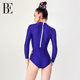 BE Van Dean Little Pony Co-branded Series 2025 New One-piece Swimsuit Triangle Women's Long Sleeve Sun Protection Body Shaping