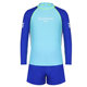 BE Fan De'an children's split swimsuit boy soft skin-friendly long-sleeved sun protection anti-chlorine sports comfortable hydrophobic