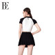 BE Fan De'an 2025 new split swimsuit skirt style conservative anti-chlorine high waist swimsuit new product