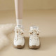 Northeast snow boots women's velvet thickened high-top sports shoes winter non-slip warm snow cotton 34 size thick-soled cotton shoes