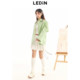 Lecho Spring New Off-Shoulder Shirt Dopamine Top C1CAE1512