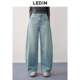 Laicho new straight-leg pants for women's retro loose bell-bottom pants collection