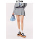 Leducho stitching pleated miniature skirt in summer new skirts C5GED1A01
