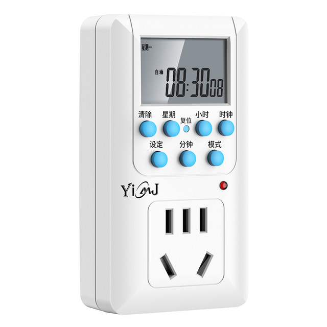 Intelligent timer socket timing switch time control converter battery ...