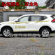 Nissan X-Trail special car stickers, waistline embroidery, personalized modification stickers, new Q-Trail body color strips, decorative stickers