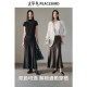 Peacebird women's acetate fishtail long skirt autumn new high-end satin temperament hip-cover skirt skirt
