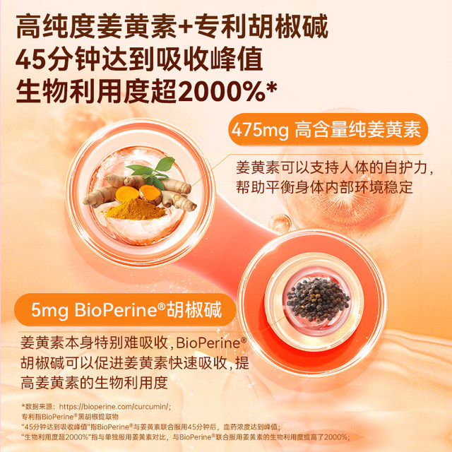 Naturewise imported black pepper curcumin orally taken turmeric liquid capsules natural curcumin essence