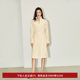 LILY Summer Women's Fashion Urban Commuter Style Solid Color Slim Long High-Waist Trench Coat Dress
