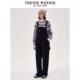 TeenieWeenie Bear Outlet Winter Combed Cotton Corduroy Overalls Retro Hong Kong Style
