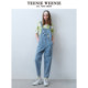 TeenieWeenie Bear Outlet Women's Spring Loose Vibrant Jeans Overalls Pants