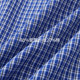 
Mosesqueen American loose blue plaid shirt for women new lazy style shirt early spring