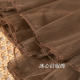 Wearing a design-sensing mesh fishtail skirt on both sides for women's autumn and winter 2025 new high-waisted pleated gauze skirt long skirt
