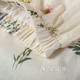 High waist sweet little fresh floral skirt for women in summer 2025 new elastic skirt A-line splicing large long skirt
