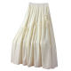 Bow irregular skirt 2025 spring and summer new high-waisted lace-up A-line skirt with wood ears mid-length skirt