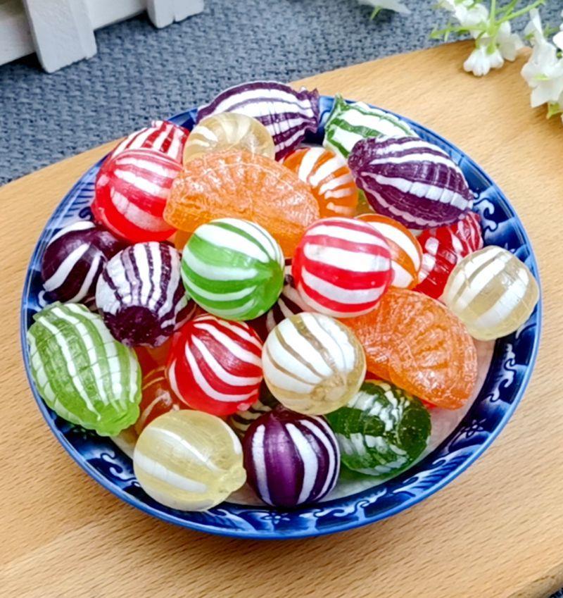 7080后经典童年回忆零食东北老式水果糖光腚糖球硬糖喜