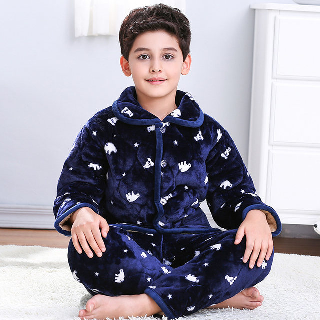 Special offer clear warehouse autumn and winter pajamas children s