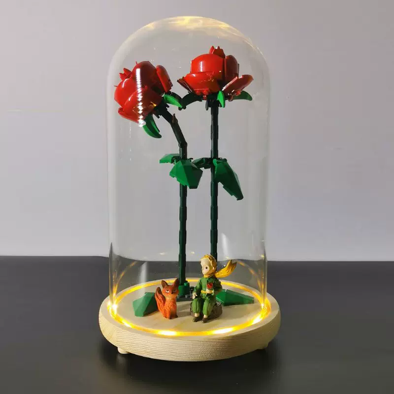 小红书同款 Lego乐高玫瑰花与小王子情人节礼物