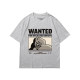 Chic niche loose plus size women's clothing American retro street ins short-sleeved T-shirt couple's clothing spring and summer new top