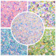 Plum Blossom Box Color Small Sequins Diy Material Pack Accessories Macaron Color Mixed Handmade Decorative Quicksand Fillet
