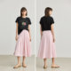 LILY2025 Spring New Style Design Asymmetric High Waist Loose Casual A-line Skirt Pleated Skirt Women's Umbrella Skirt
