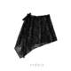 Street dance lace ass curtain one-piece cover skirt lace-up layered skirt women's retro irregular apron far curtain