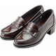 Haruta4603 Japanese student versatile orthodox medium heel thick heel college small leather shoes JK uniform shoes loafers for women